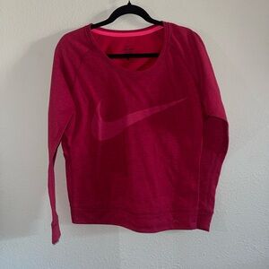 Nike Women's Pink Crew Neck Sweater